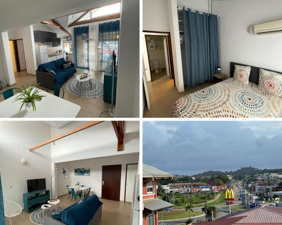 Nana Cocooning- C42- Vue Panoramique - Appartement Cosy Et Lumineux- Cuisine Equipee- Clim-Terrasse Cayenne Luaran gambar